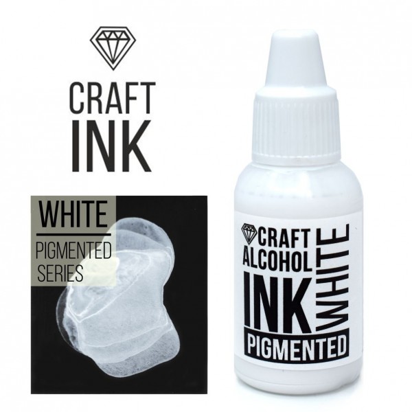 Алкогольные чернила Craft Alcohol INK, White (белый) (20мл)